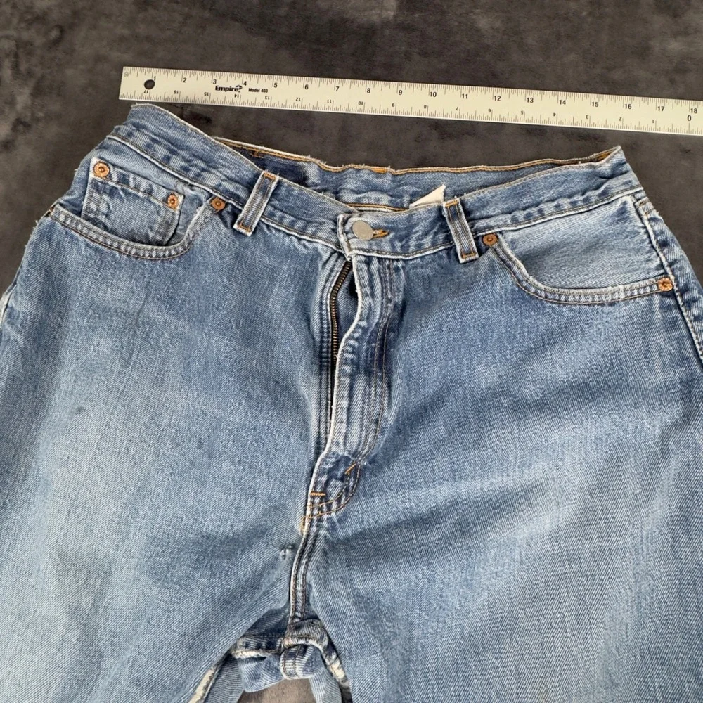 Levi's 560 Loose Fit Jeans Mens 34x28 Blue Light Wash Tapered Leg Denim